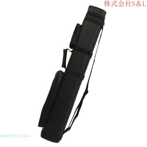 ビリヤード キューケース だ円形ハード キューケース 株式会社S＆Lブラック 3B6S (バット3本シャフト6本収納)
