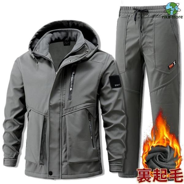 スノーボードウェア 上下セット スキーウェア メンズ レディース  極厚裏起毛 楽天市場】スキーウェア スノーボードウェア メンズ レディース 上下