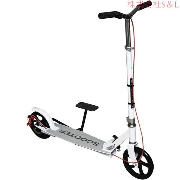 キックボード 大人用 ブレーキ付き ハンドブレーキ フットブレーキ ペダル付き 株式会社S＆L 軽量 折りたたみ