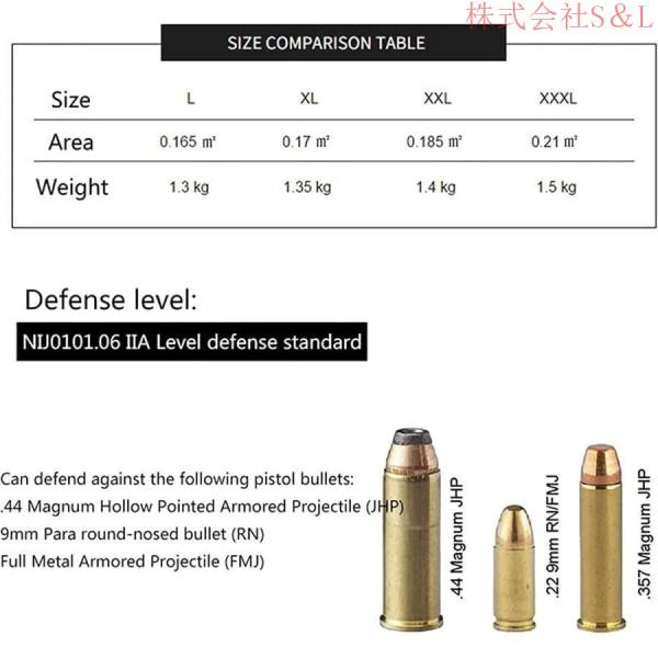 防弾チョッキ、隠された戦術的な安全保護服の刺し傷に強い株式