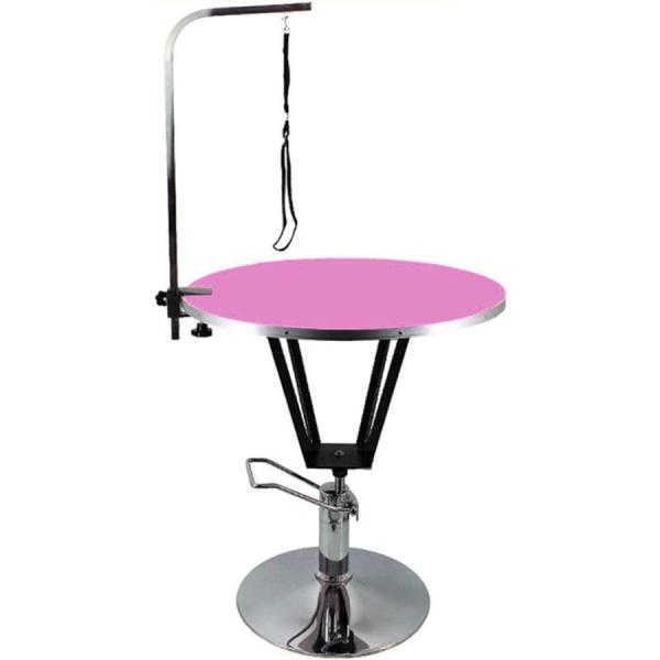 トリミングテーブル　トリミング台　犬用品　ピンク×ブラック　ペット用品 トリミングテーブル トリミング台 ピンク ペット用品 犬用品