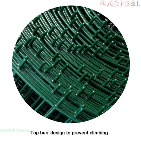 金網フェンス、グリーン 6CM メッシュサイズ 2.0mm グガーデンワイヤーネット、 家禽や小動物の飼育、鳥の防除株式会社S＆L庭の柵な グリーン 1.2x30m