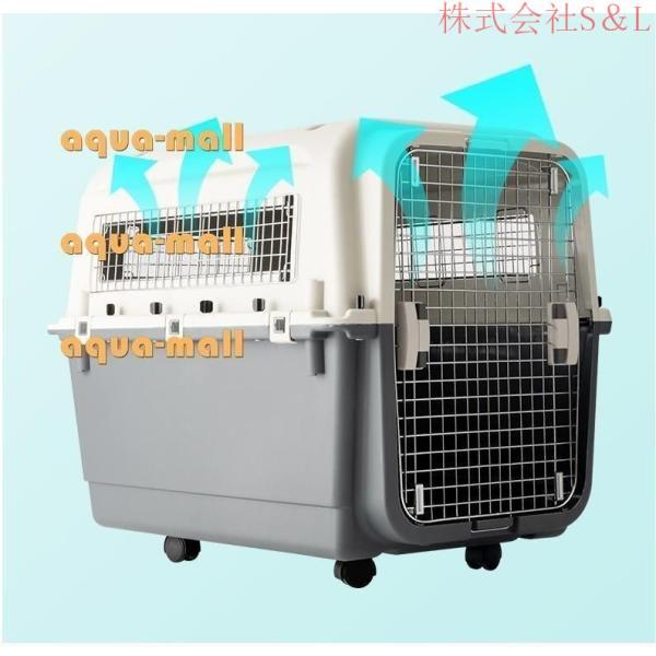 ペットキャリー 中型犬 大型犬 キャスター ハンドル付 キャリーケース クレート株式会社S＆L ハードキャリー キャリーバッグ_2