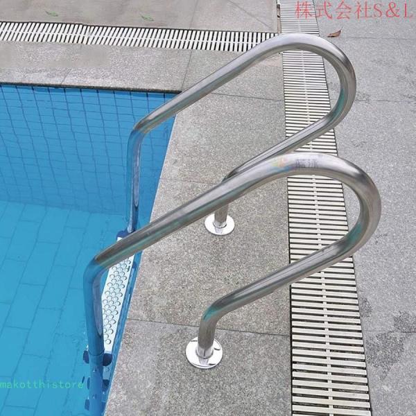 はしご脚立プールの梯子のステップ、ステンレス鋼2ステップペダル