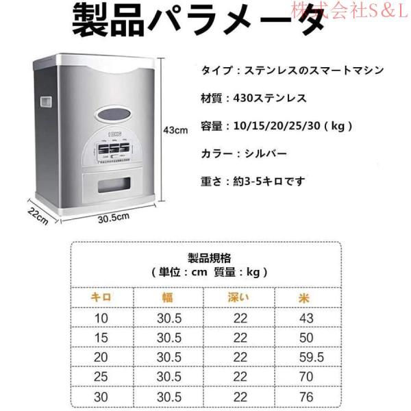 【即日発送 新品未使用】米びつ ライスバレル 30kg用 ステンレススチール製 30kg 米びつ ステンレス」の人気商品一覧 | 安い商品を通販サイトから