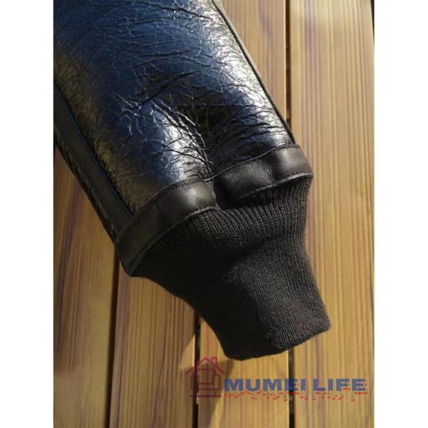 A2【硬く光沢のある植鞣しオイルワックス加工】トルコの天然ヤギの毛