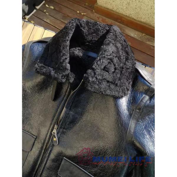 A2【硬く光沢のある植鞣しオイルワックス加工】トルコの天然ヤギの毛付き革 株式会社錦 A2【硬く光沢のある植鞣しオイルワックス加工】トルコの天然ヤギの毛