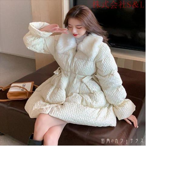 アウター ジャケット 羽織り 2色 ダウンジャケット ロング 袖あり 長袖