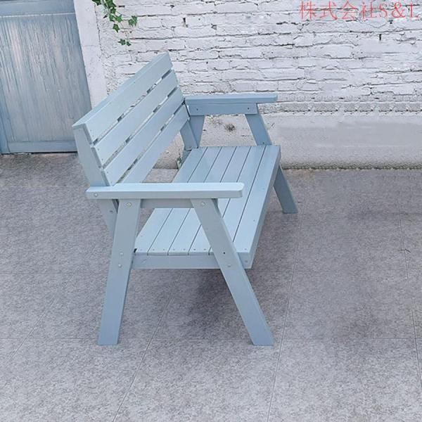 ガーデンベンチアレジャーチェアアームレストと背もたれ付き屋外用