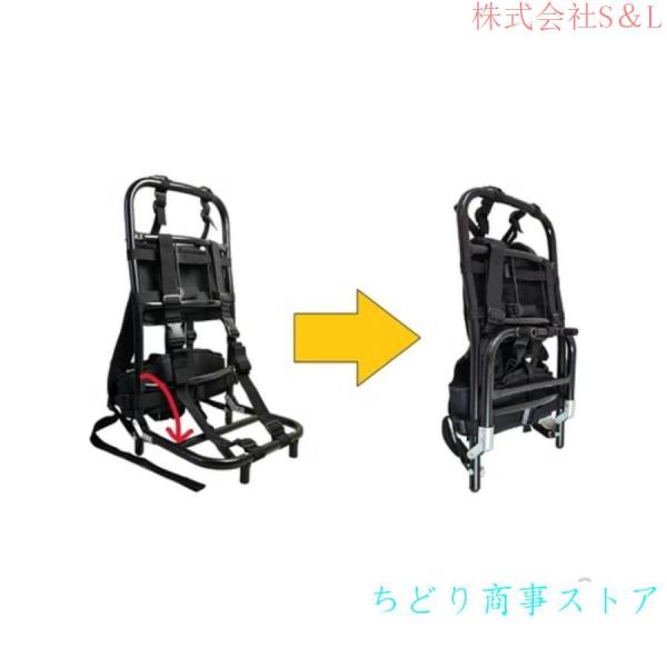 背負子 キャリー アルミフレームパック軽量 背負う補助具 折りたたみ