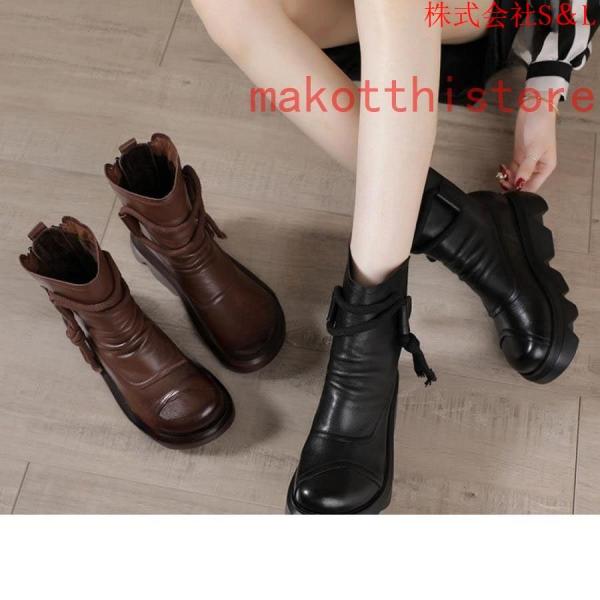 ブーツレディース靴長靴ダウンブーツスノーブーツミドルブーツ黒ブラック防水雨の日滑りにくいスパイクS＆L履きやすいシンプル歩きやすい秋冬雪