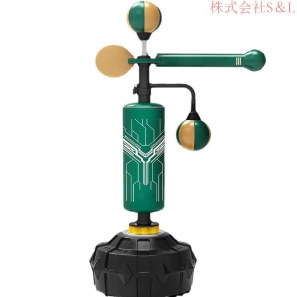 スイングアーム/サンドバッグ自立ボクシングバッグ、360°スイングバーパンチングスポーツサンドバッグ、160-200cm高さ調節可能なフィットネスト