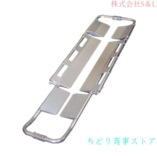 医療用緊急ストレッチャー、アルミニウム合金伸縮式脊椎ボードストレッチャー固定キット軽量スクープタイプの患者移送