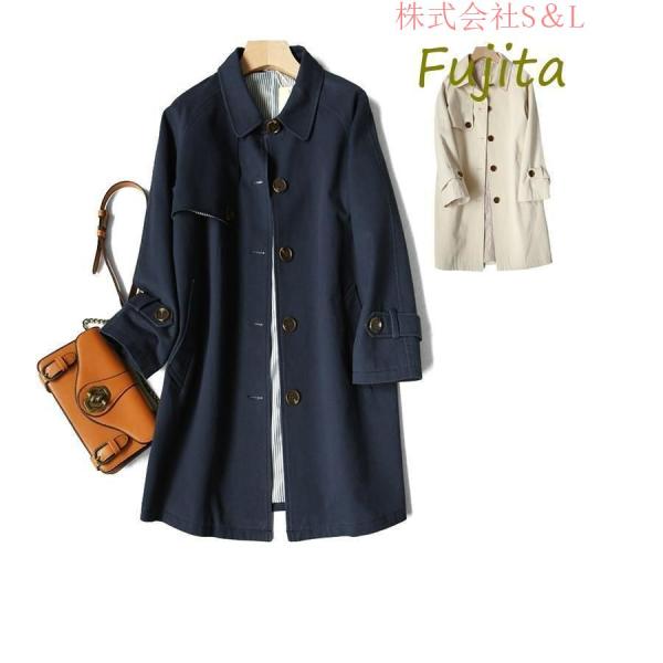 40代 防寒 2023新作 春 暖かい 50代 防風 おしゃれ30代 無地株式会社S＆L レディース 秋 軽い コート 冬 ロングコート スプリングコート