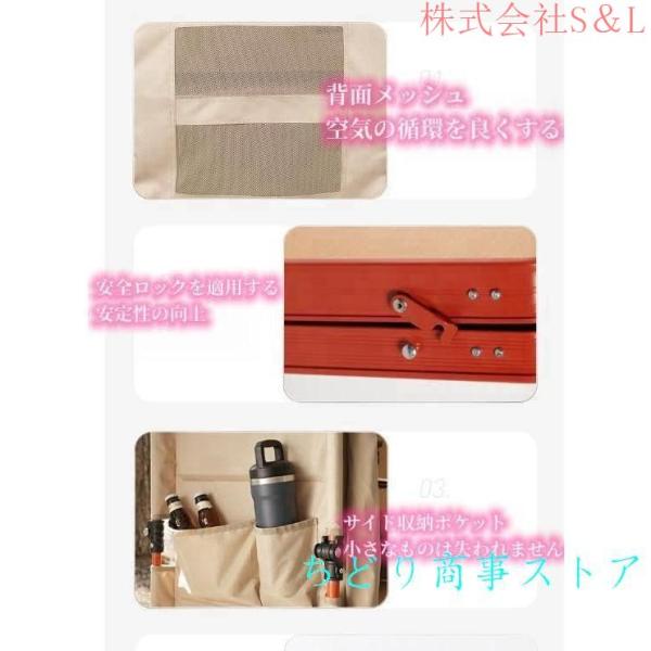 キャンプ収納ボックス折りたたみコンテナ(分解性素材)屋外ベッドサイド収納キャビネットポータブル収納キャビネットキャンプテーブルS＆L収納ボックス積み重_5