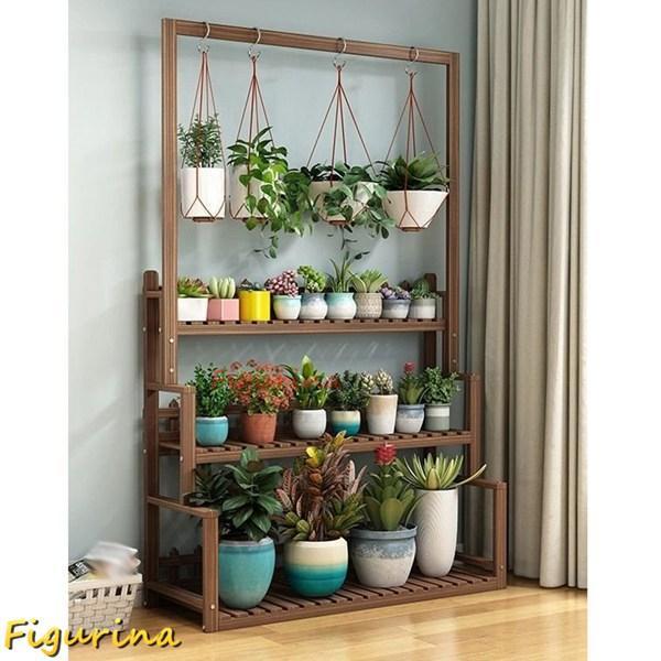プランタースタンド ガーデンラック 屋外 室内 花台 植木鉢台 盆栽棚 植物棚 収納ラック スタンド 鉢植え 花置き棚株式会社S＆L 鉢スタンド 飾り