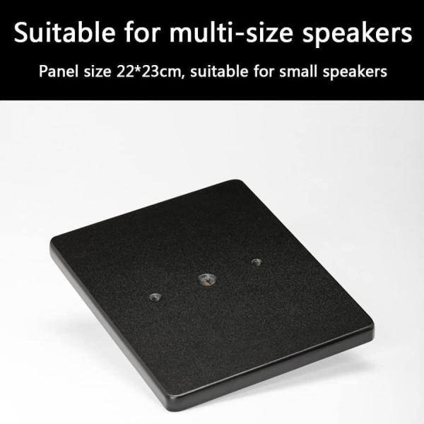 スピーカー台オーディオスタンド固体金属スピーカースタンド，60/80/100cm床置き型サラウンドサウンドスタンドS＆Lリビングルームショック吸収足付きスピ_2