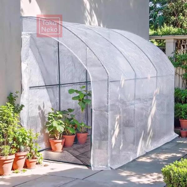 温室ビニールハウスガーデンハウスガーデン温室ビニール温室フラワースタンド家庭菜園観葉植物フラワースタンド防雨S＆L防寒害虫?鳥防止簡易温室植栽棚