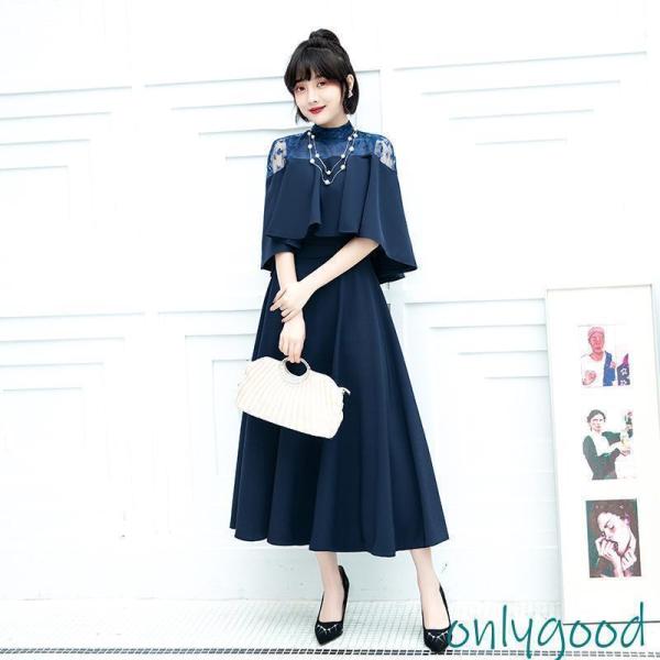 パーティードレス 結婚式 ワンピース 大きいサイズ お呼ばれ 二次会