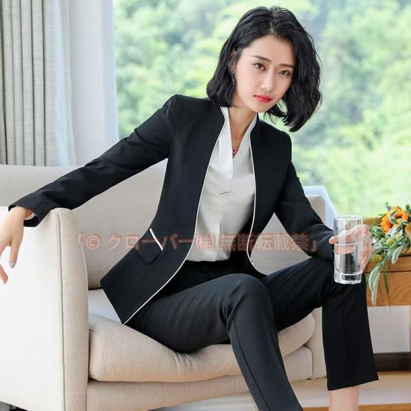 フォーマル スカートスーツ パンツスーツ 入学式 スーツ ママ 母親 クローバー株式会社 レディース 卒業式 入園式 セットアップ セレモニースーツ ビジネス 通勤 OL 細身