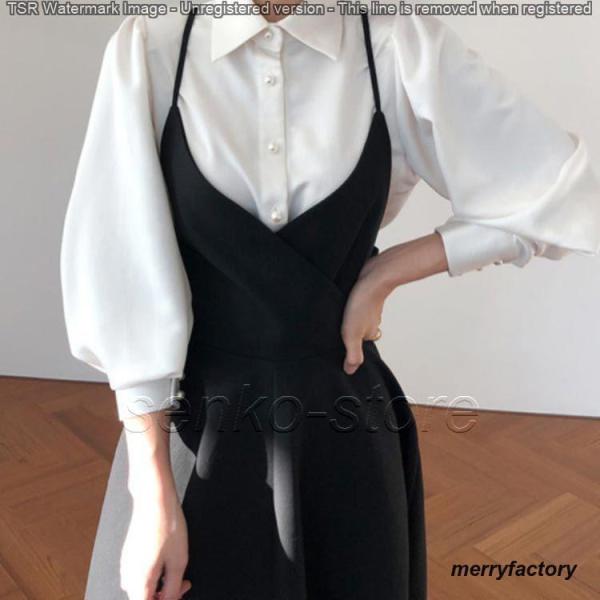 キャミソール キャミワンピース バックリボン レディース 夏 オールインワン ジャンパースカート クローバー株式会社 Vネック 着痩せ 春服 サロペット 春 キャミソー キャミソール キャミワンピース バックリボン レディース 夏