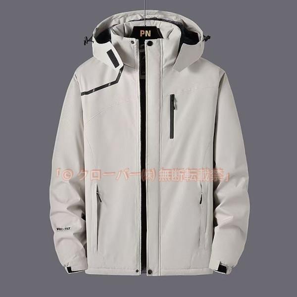 ウィンドブレーカー メンズ レディース マウンテンパーカー 秋冬 ジャケット 防寒着 クローバー株式会社 防水 ブルゾン スポーツ ジップアップ フード付 登山 アウトドア裏起毛