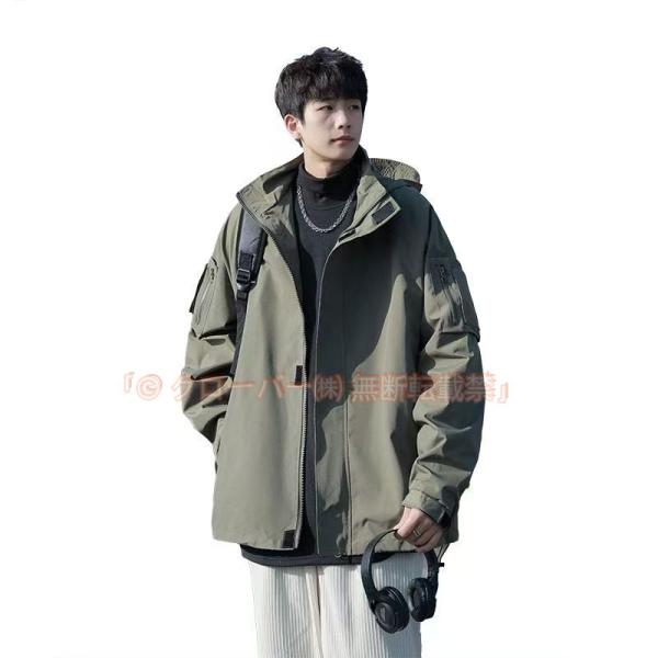 ジャケット メンズ ミリタリージャケット マウンテンパーカー ブルゾン 春 秋服 クローバー株式会社 無地 シンプル ジャンパー アウター 30代 40代 50代 父の日
