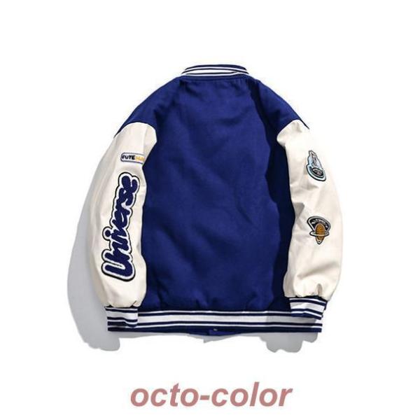スタジャン メンズ スタジアムジャンパー マウンテンパーカー ジャケット ストリート系 切り替え クローバー株式会社 ペアルック レディース 男女兼用 おしゃれ スタジャン メンズ スタジアムジャンパー マウンテンパーカー