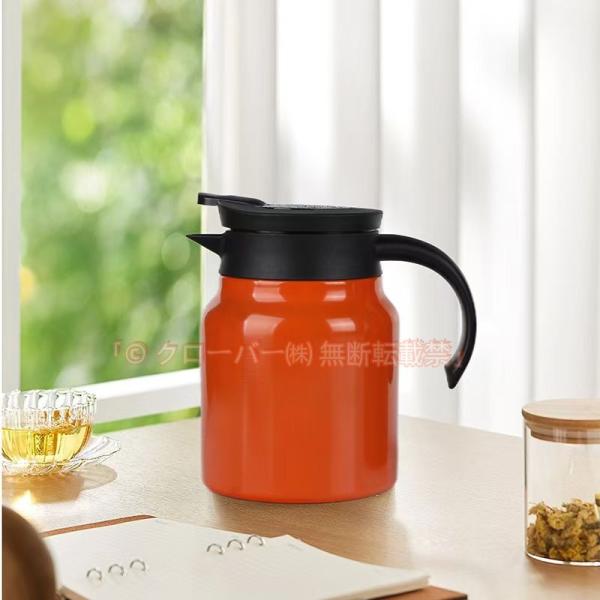 温度表示 急須 ポット 1000ml 800ml 大容量 陶器 クローバー株式会社