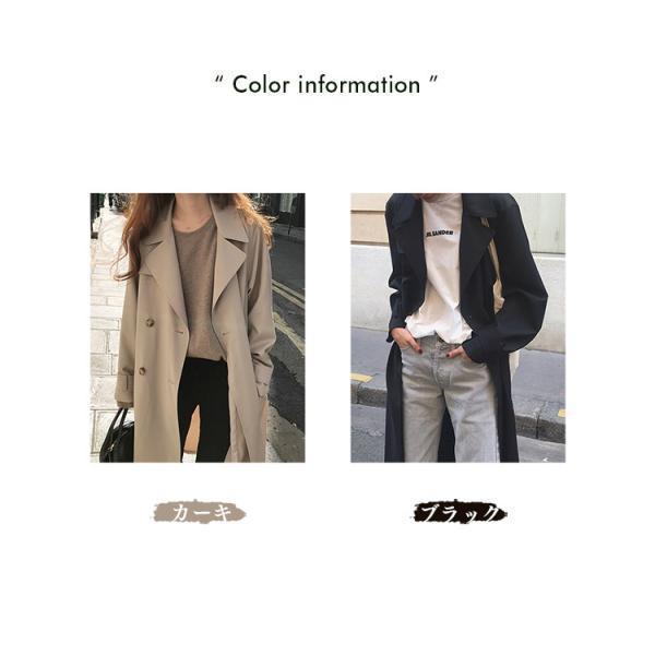 スプリングコート トレンチコート レディース 秋服 春 ロング Aライン