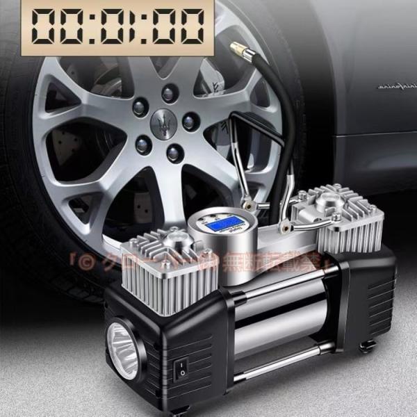 コンパクト エアーコンプレッサー DC 12 V 毎分 40 クローバー株式会社 L タイヤ 空気入れ エアツール DIY 工具 シガー パンク 修理 自動車 緊急 浮輪