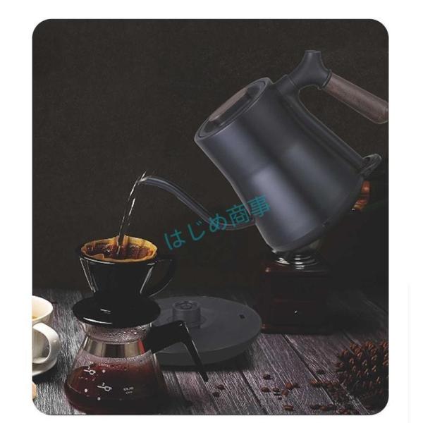 電気ケトル 電気ポット 細口 小型 おしゃれ ケトル 0.8L クローバー株式会社 ステンレス 自動オフ 空焚き防止機能 スリムノズル