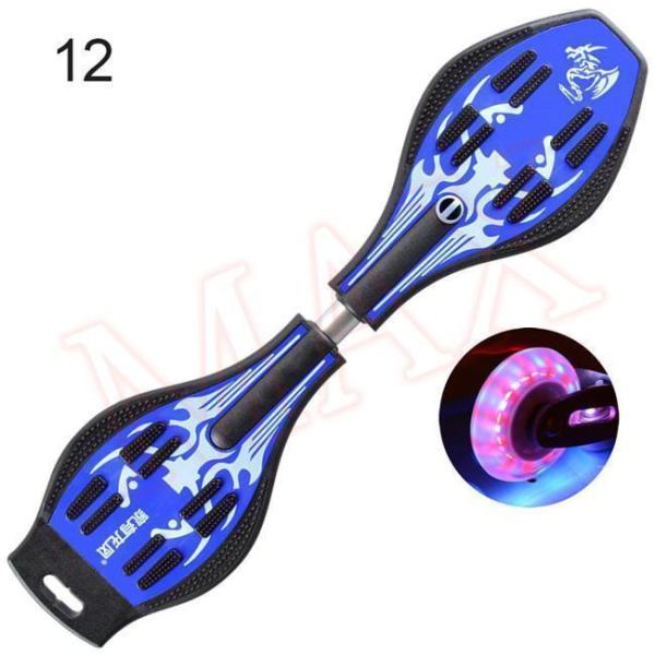 エスボード LED光るホイール 子供用 大人用 キックボード スケート