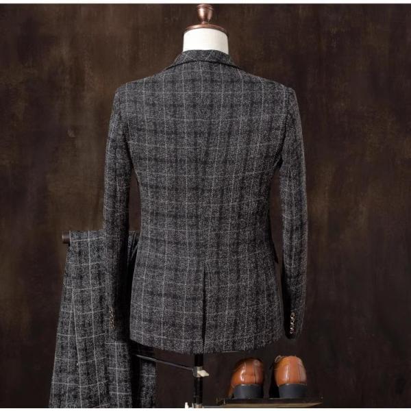 スリーピーススーツ3ピーススーツビジネススーツスーツセット3点