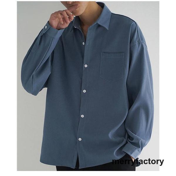 シャツ メンズ 紳士シャツ 無地 黒シャツ 白シャツ シャツ クローバー