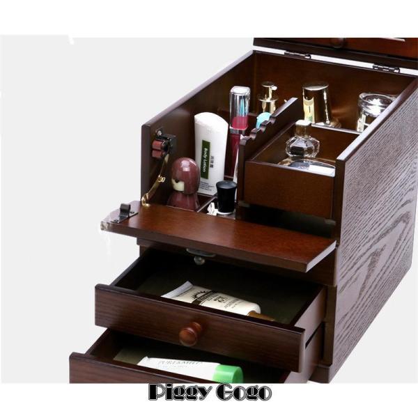 木製 メイクボックス コスメボックス 大容量 化粧箱 鏡付き 鏡台 クローバー株式会社 持ち運び コンパクト 引き出し 化粧品 メイク道具 収納 お花 かわいい おしゃれ 木製 メイクボックス コスメボックス 大容量 化粧箱 鏡付き 鏡台