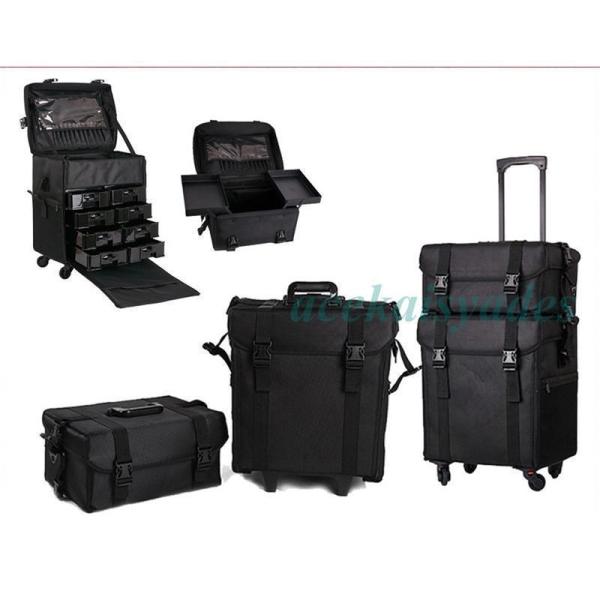 3WAY メイクボックス キャリーケース 大容量 プロ仕様 持ち運び 多機能