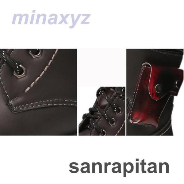 バイクブーツ 革ブーツ ロングブーツ メンズシューズ コスプレイヤー