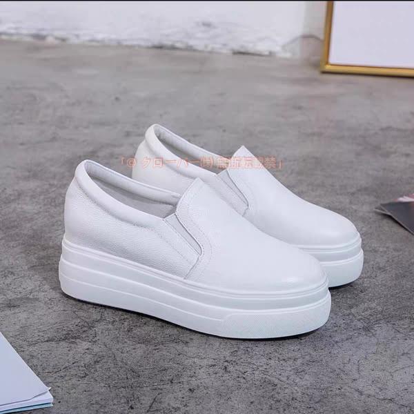 厚底 スニーカー スリッポン 厚底 本革 スリッポン レディース クローバー株式会社 歩きやすい 黒 疲れない スリッポンレディース 春夏秋冬 白 スリッポン厚底 厚底スニーカー