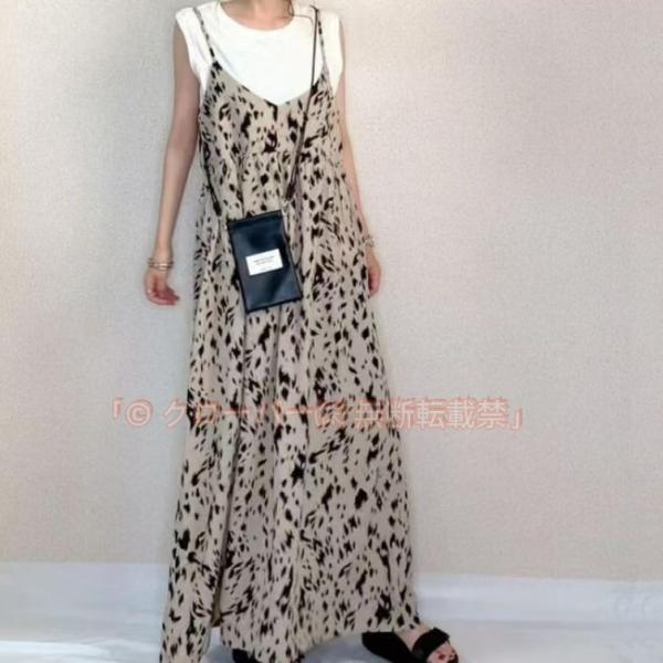 キャミワンピース 低身長 キャミソールワンピース ロング インナー マキシ ノースリーブワンピース クローバー株式会社 レディース インナーワンピース キャミワンピ