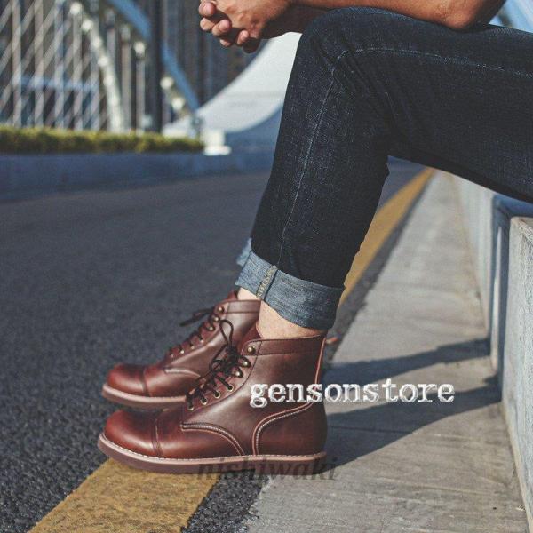 ヴィンテージ 編み上げ ショートブーツ メンズブーツ 本革 革靴 レースアップ クローバー株式会社 プレーントゥ ビジネス カジュアル シューズ 秋 冬 ハイカットブーツ ヴィンテージ 編み上げ ショートブーツ メンズブーツ 本革 革靴 レース