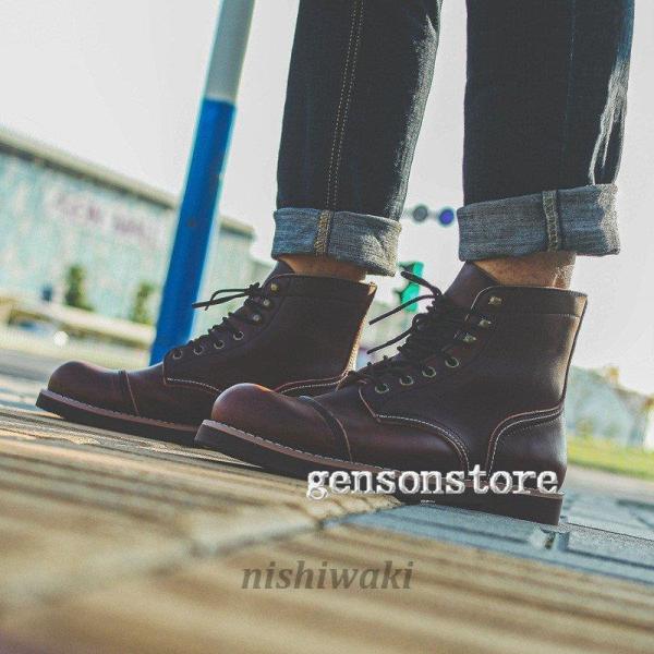 ヴィンテージ 編み上げ ショートブーツ メンズブーツ 本革 革靴 レースアップ クローバー株式会社 プレーントゥ ビジネス カジュアル シューズ 秋 冬 ハイカットブーツ ヴィンテージ 編み上げ ショートブーツ メンズブーツ 本革 革靴 レース