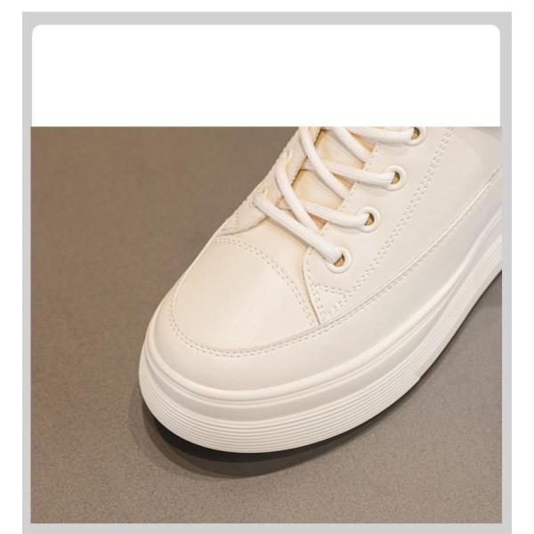 レディース スニーカー 軽量 通気性 ウォーキングシューズ 本革