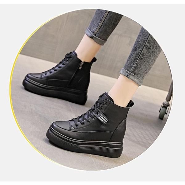 レディース スニーカー 軽量 通気性 ウォーキングシューズ 本革 インヒールスニーカー クローバー株式会社 歩きやすい クッション性 シークレットシューズ 8CM身長アップ レディース スニーカー 軽量 通気性 ウォーキングシューズ 本革