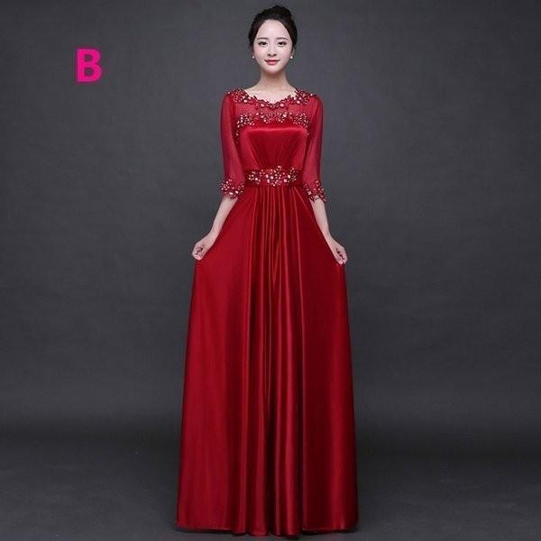 イブニングドレスコンサートロングドレスステージ演奏会用ロングドレス