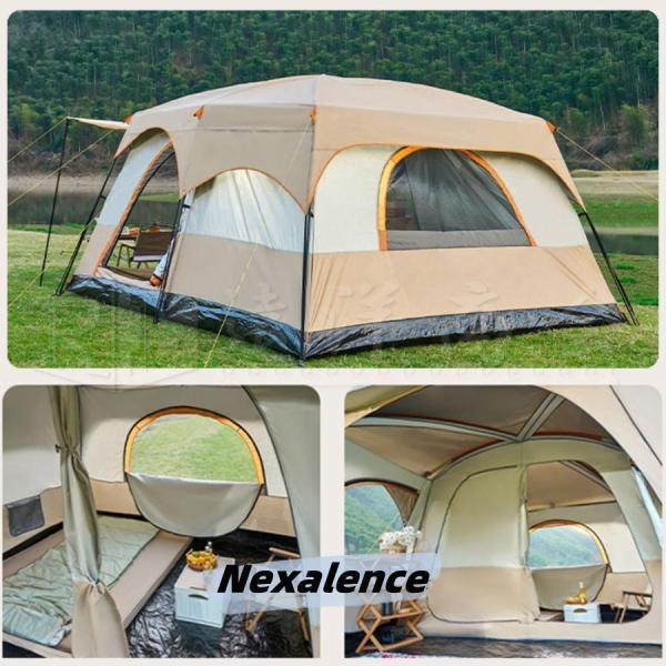 テント 8人用 ツールーム ドーム型テント 大型 ファミリーテント 4人用