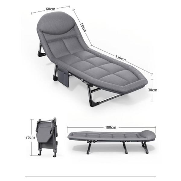折りたたみベッド 180×55cm 折り畳み チェア ベッド リクライニング