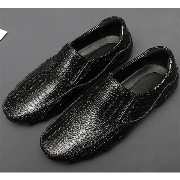 ドライビングシューズ メンズ コンフォートシューズ スエード Uチップ