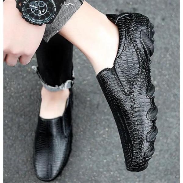 ドライビングシューズ メンズ コンフォートシューズ スエード Uチップ