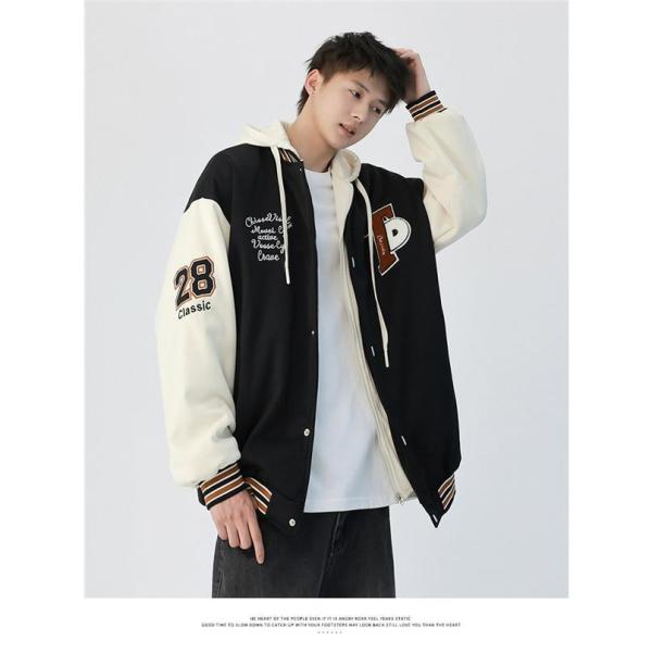 スタジャン メンズ ジャケット スタジアム ワッペン パッチワーク